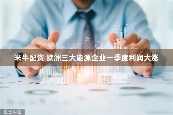 米牛配资 欧洲三大能源企业一季度利润大涨